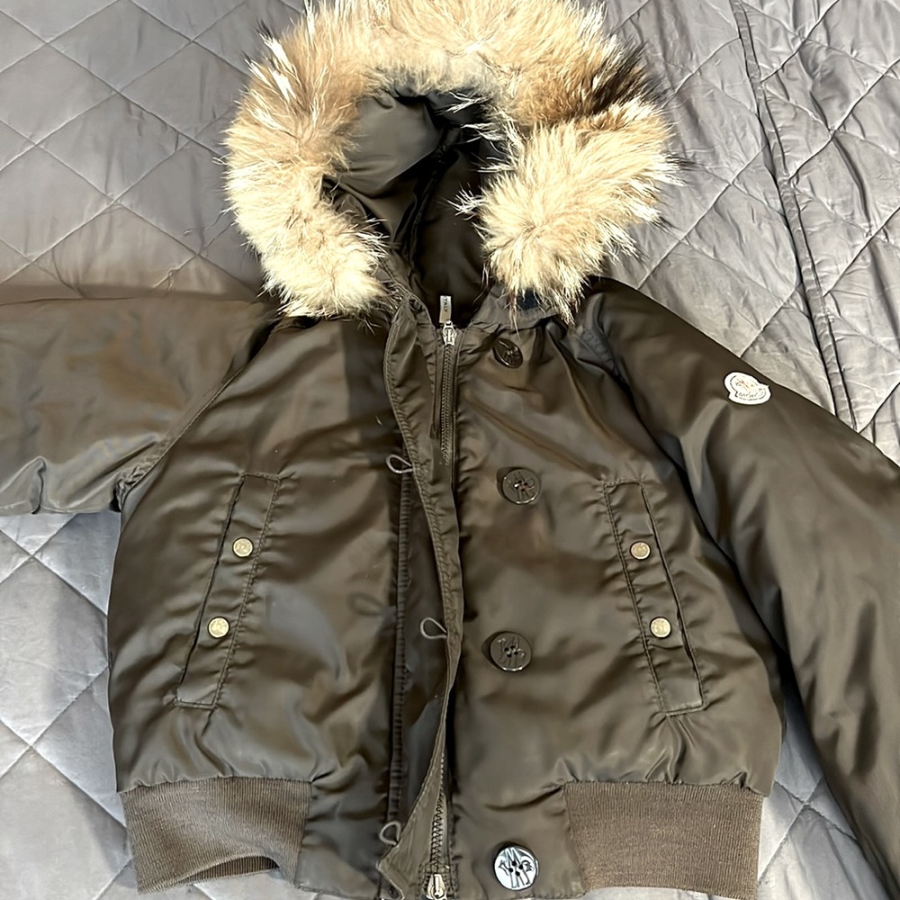 Moncler cropped coat